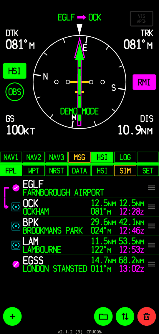 HSI page in the upper section